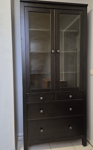 Vitrine - , schwarzbraun)