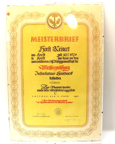 Alter meisterbrief d - alter,