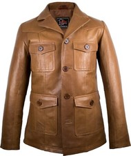 Herren ledersakko lederblazer - herren,
