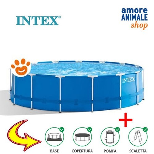 Intex metallrahmen rundpool - intex,