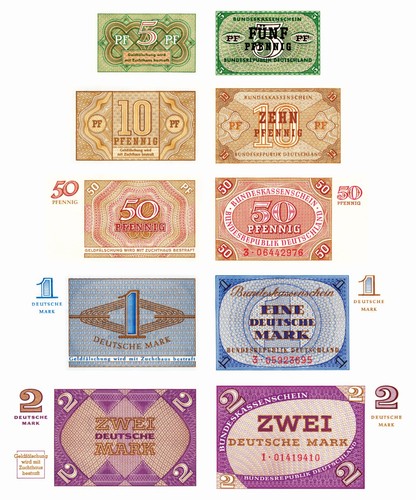 Brd bundeskassenscheine 1967 - brd,