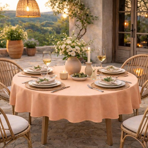 Pichler tischdecke mino peach - tischdecke,