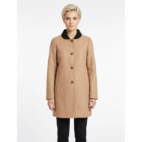 Maje chic camel grace mantel - chic,