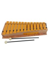 STUDIO 49 Xylophon Gelb Holz Metall Glockenspiel Musikinstrument Modell GAd