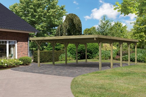 Doppelcarport holz holzcarport - doppelcarport,