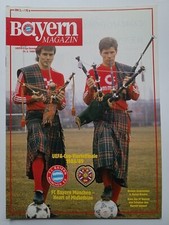 Orig.PRG UEFA CUP 1988/89 BAYERN MÜNCHEN - HEART OF MIDLOTHIAN 1/4 FINAL !!
