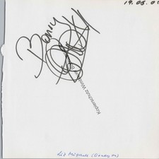 Original Autogramm Liz Mitchell von Boney M. /// Autogramm Autograph sign 307010