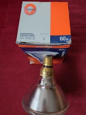 ECHTE OSRAM CONCENTRA REFLEKTOR PAR38 60W FLOOD 30º E27 PRESSGLASLAMPE DIMMBAR