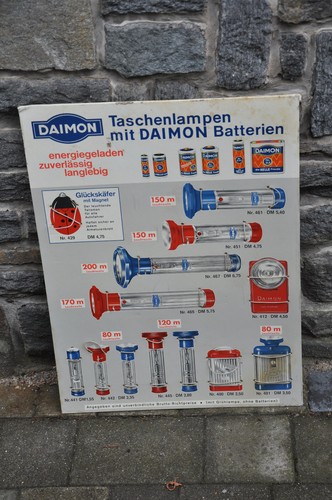 Altes reklameschild 50er - reklameschild,