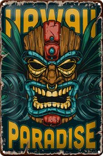 Schild Blech Hawaii Paradise