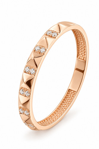 14k 585 rosegoldring mit - 585,