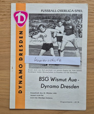 DDR Fussball Programm --