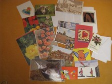 Konvolut: 17 Grußkarten für alle Gelegenheiten Rosen Tiere Blumen  Postkarten