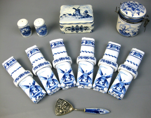 Konvolut keramik delft blue - ua,