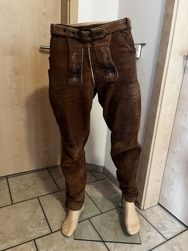 Trachtenlederhose lang herren - trachtenlederhose,