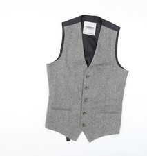 Topman graue Tweed Weste