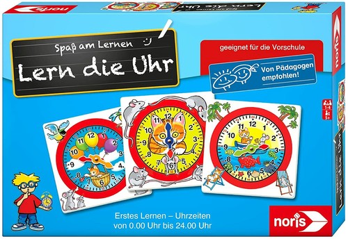 Spaß lernen lern die uhr - -,