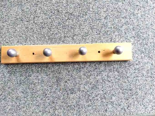 Gaderobenleiste holz hakel - gaderobenleiste,