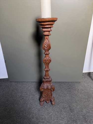 Kerzenständer holz massiv - kerzenständer,