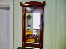 Biedermeier Spiegel Mahagoni