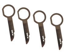 4 X Autoradio Ausbau Schlüssel Bügel Entriegelung Werkzeug VW Audi Ford Mercedes