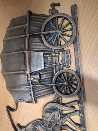 Gusseisen wanddeko kutsche - gusseisen,