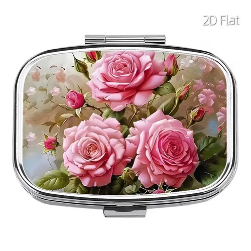 Rosenblüten pillendose - rosenblüten-,