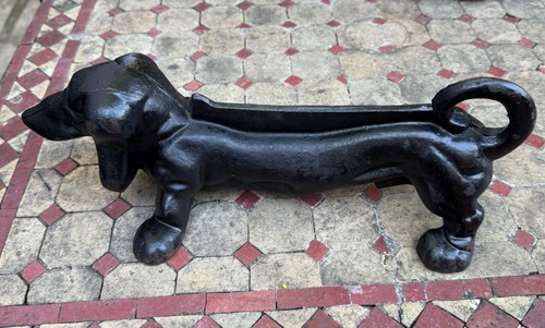 Vintage schwerer schwarzer