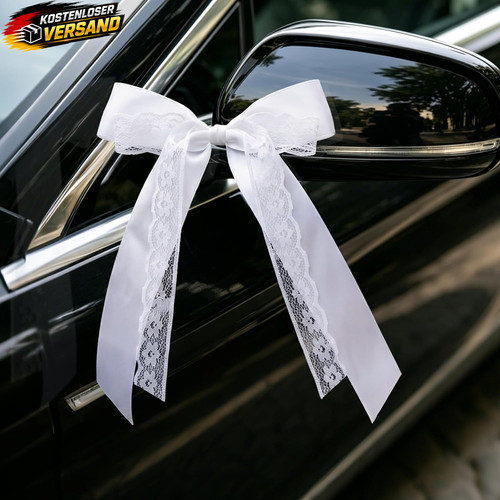 Autoschmuck hochzeit deko set - autoschmuck,