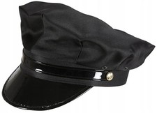 Schwarze Schirmmütze Fahrer