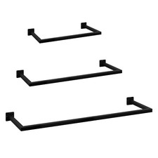 EUGAD Kleiderstange Wand Garderobenstange Wandmontage Industrierohr Rechteck