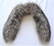 Echtfell silberfuchs pelz - echtfell,