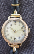 alte Damenuhr wundervolles Gehäuse Jugendstil um 1910 läuft nicht