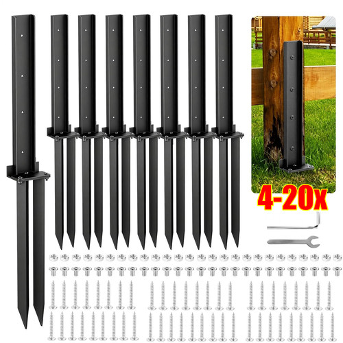 Zaunpfosten reparaturset stahl - reparaturset,