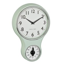 Analoge Retro-Wanduhr mit