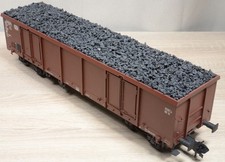 Hübner Güterwagen EAOS 532 1 316-7 mit Kohleladung der DB / Neuwertig / Spur 1