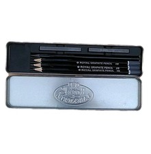  Zeichenbleistifte Zeichen Bleistift Set Metalletui Anfänger Grafit Graphit Grau
