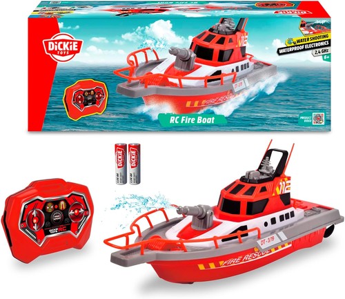 Dickie toys feuerwehrboot - feuerwehrboot, rc