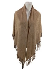 HALLHUBER Poncho Damen Pullover braun Casual-Look