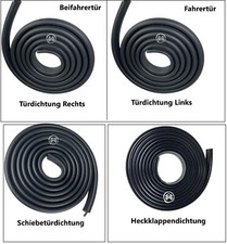 2x Türdichtung 1x Schiebetür