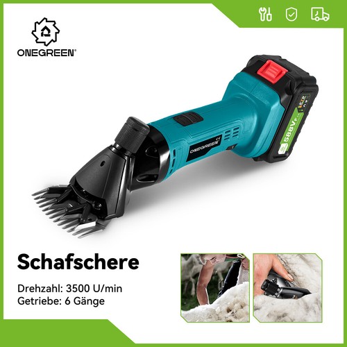 6gang mit akku schafschere - mit,