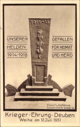 Deuben bennewitz sachsen - ak,