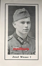 Sterbebild wwii gefreiter - wwii,