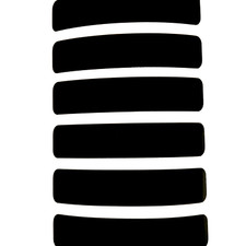 15  Reflektor Aufkleber