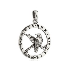  Kettenanhänger Raben Odins