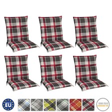 6x Gartenstuhl Auflagen