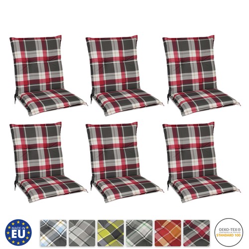 Gartenstuhl auflagen - 6x,