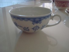 Tasse Teetasse Jütland Cobalt weiß blau Restgeschirr Ersatztasse