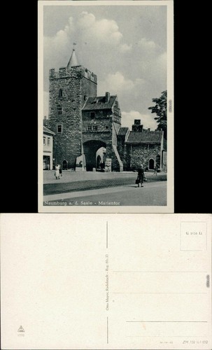 Ansichtskarte naumburg - naumburg, (saale)