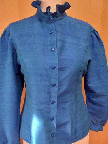 Bluse aus wildseide vintage - bluse,